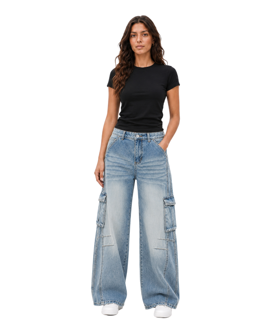 Jean Cargo Oversize Vintage