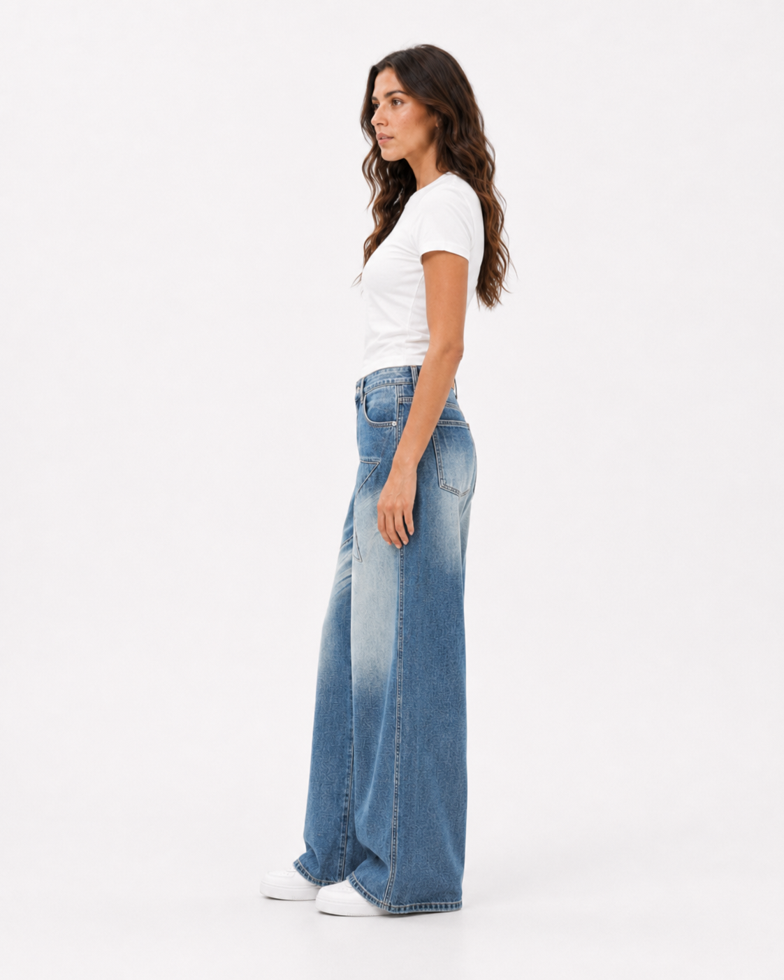 Jean Azul Vintage Corte Amplio