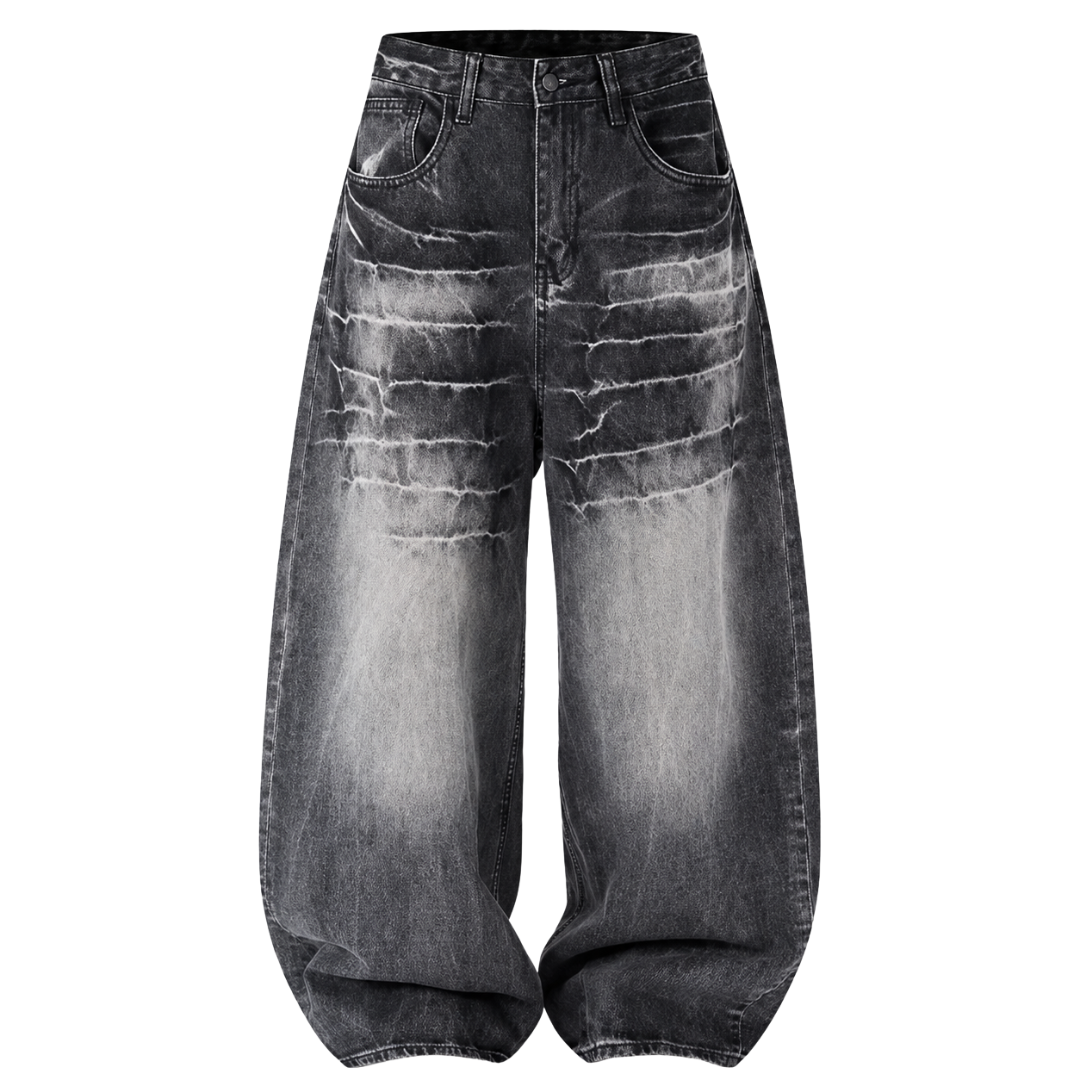 Jean Oversize Black Washed