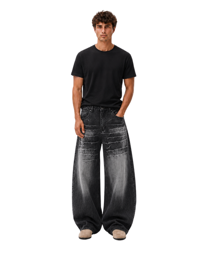 Jean Oversize Black Washed