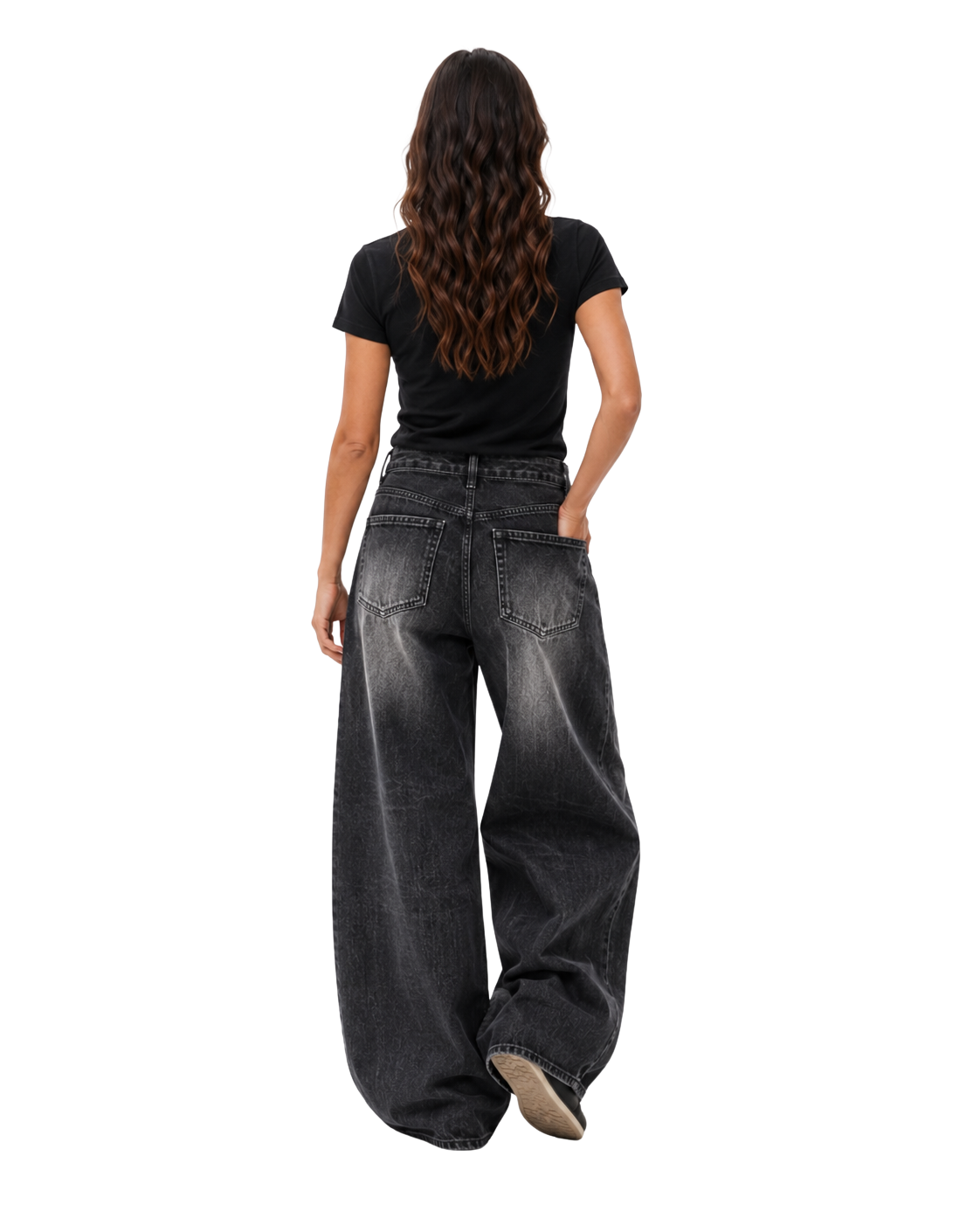 Jean Oversize Black Washed