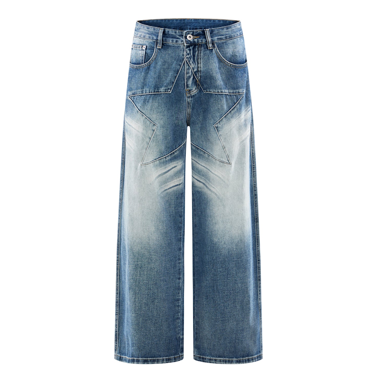Jean Azul Vintage Corte Amplio