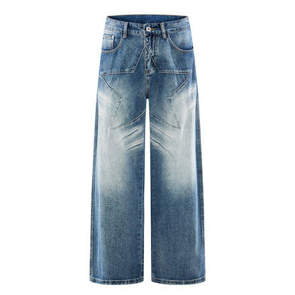 Jean Azul Vintage Corte Amplio