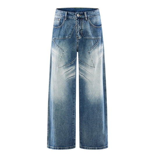 Jean Azul Vintage Corte Amplio